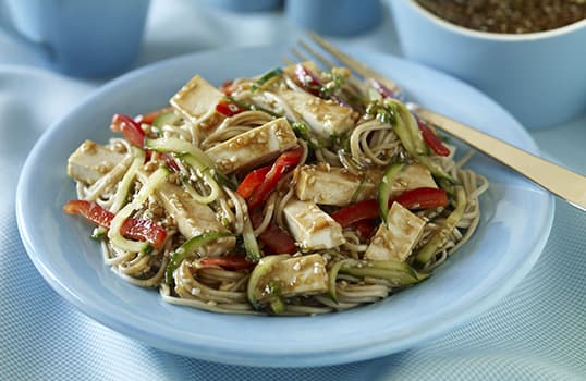 Tofu Mac’n’Cheese & Soba Noodle Salad with Tofu by House Foods America