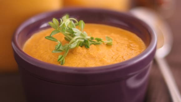 Tomato Carrot Soup & Corn Carrot Soup by Omega Juicers