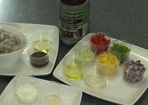 How To Cook Jerk Prawns & Salsa with Major Products Co