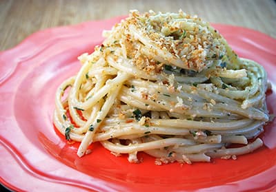 BUCATINI WITH TARRAGON CREAM SAUCE. Recipe provided by Cooking Planit