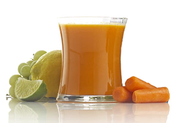 Very Berry Blueberry Juice, Carrot Juice, Green Machine Kale Juice. Recipes Provided by Omega Juicers