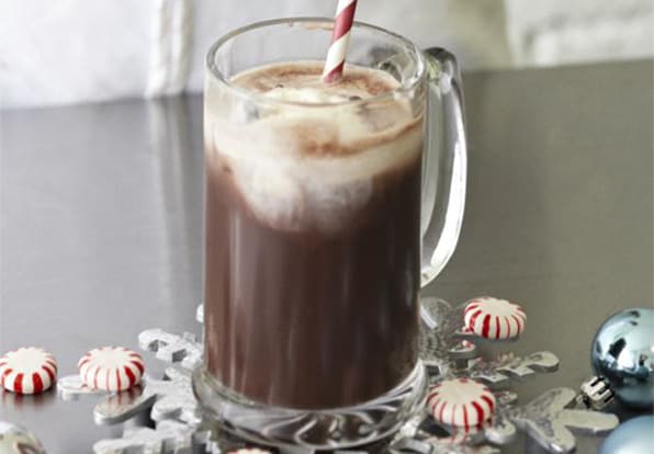Häagen-Dazs Peppermint Bark Ice Cream Float by Chef Christina Tosi