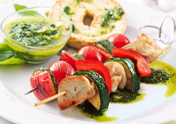 Chicken Kabobs courtesy of Iberia