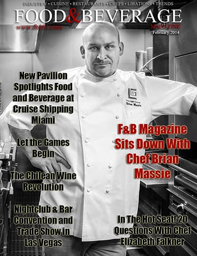 Cover Star: Acclaimed Chef Brian Massie Graces Cover Of Food & Beverage Magazine