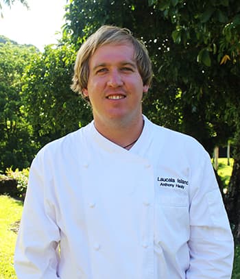 executive chef anthony healy - laucala island executive chef anthony healy - laucala island