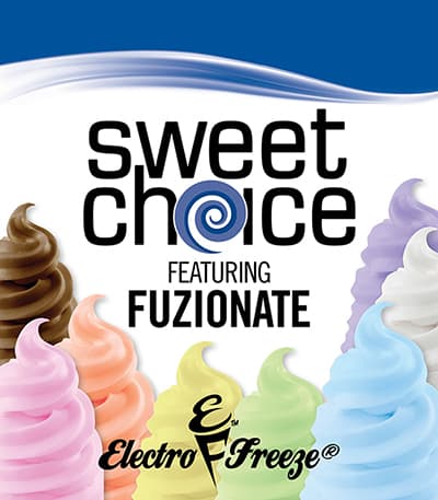 Electro Freeze Introduces Sweet Choice Featuring Fuzionate, The First Fully-Intergrated 9-Flavor Soft Serve Machine