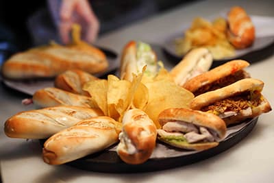 Platter of montaditos