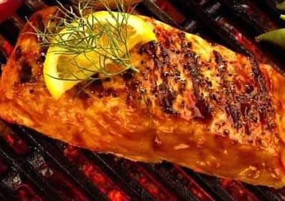 Waterfall Resort’s Grilled Salmon with Alyeska BBQ Sauce