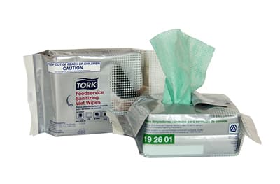 SCA Tork Brand Launches New Foodservice Wet Wipe System to Deliver a Clean and Fresh Impression to Customers