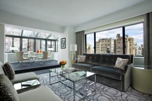 Terrace Suite 1403 Living Room & Atrium