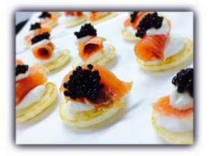 Salmon Crostini's
