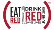 EAT (RED) DRINK (RED) SAVE LIVES