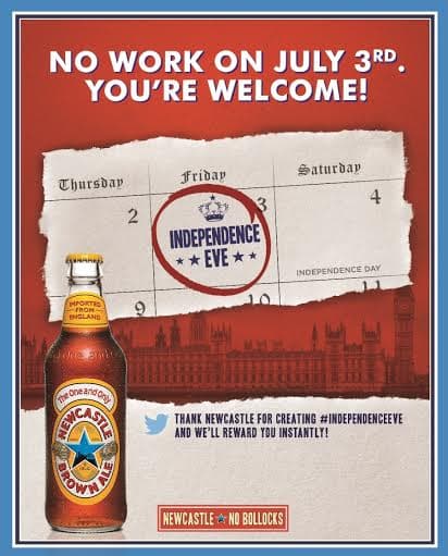 Newcastle Builds on Successful Independence Eve Campaign