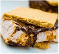 Red Blend is a great accommpanient to fire-roasted smores