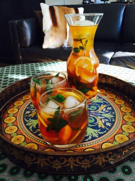 Rooibos, Peach & Brandy Cocktail