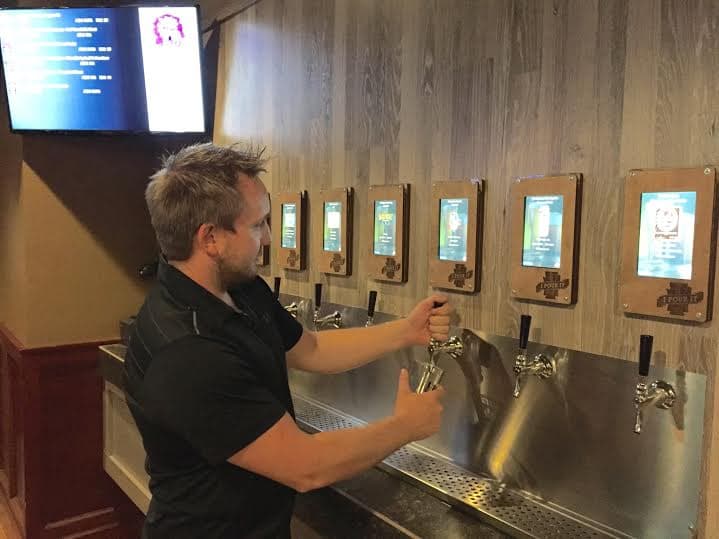 Becks Tap room wall