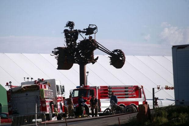 Full Throttle Saloon - Firemen rushed to the scene