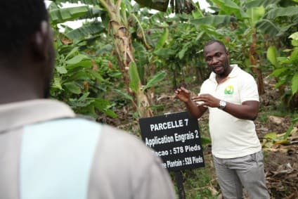 Barry Callebaut helps cocoa farmers improve productivity and sustainability