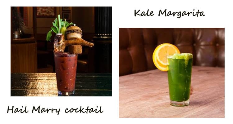 Brunch cocktails for the foodie set AND the Soulcycle enthusiasts