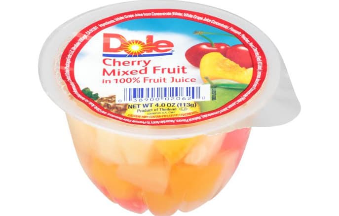 New Cherry Mixed Fruit Variety Added to DOLE Fruit Bowls in 100 percent Fruit Juice Foodservice Lineup