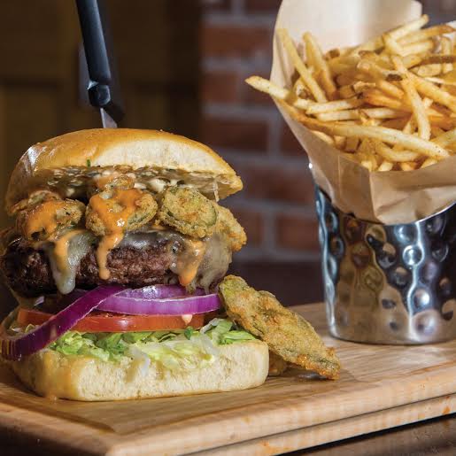 Now That’s a Spicy Burger at Walk-On’s!