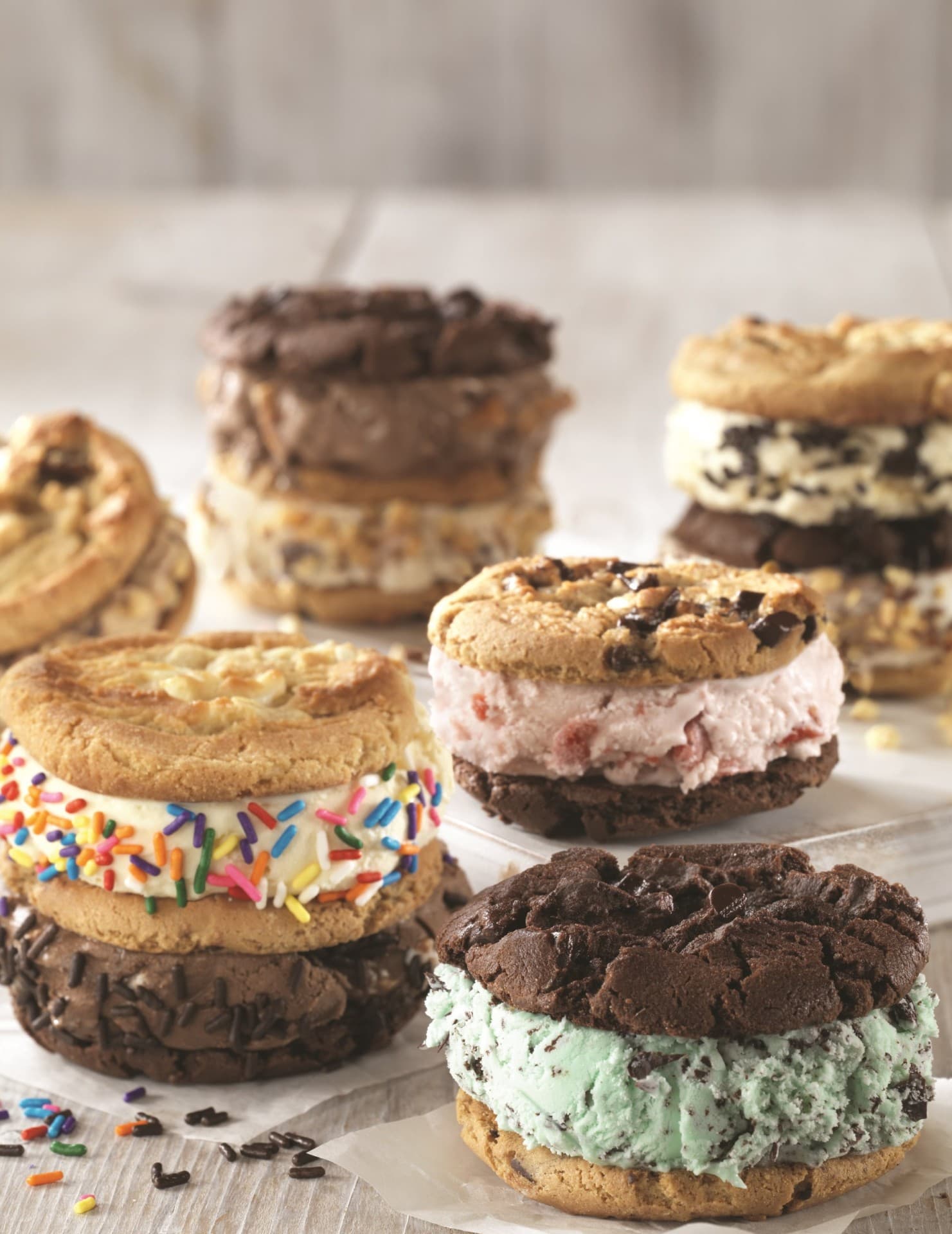 Baskin-Robbins Now Serving Warm Cookie Ice Cream Sandwiches & Sundaes