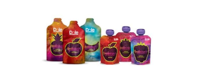 Dole Introduces Fruitocracy – Squeezable Fruit Pouches in Two Sizes to Meet Meal Plan Needs