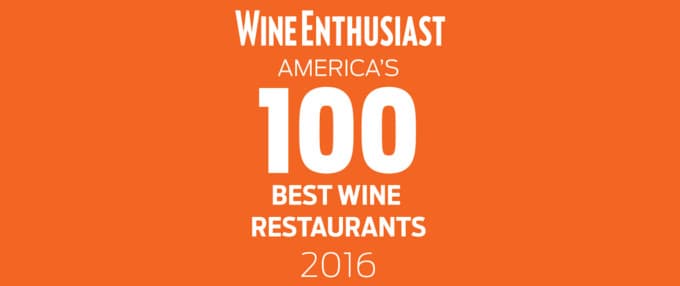 Wine Enthusiast announces 100 Best Restaurants 2016 Winners!