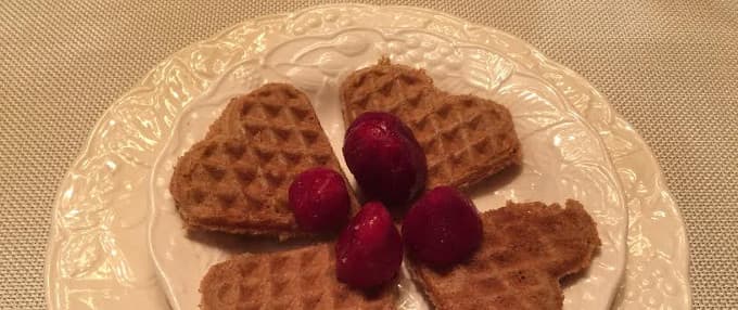 Healthy recipe Waffle from nutritionist Monica Amsterdam