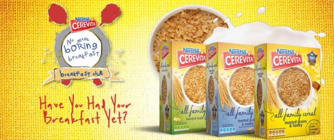 Nestle CEREVITA has been launched in South Africa