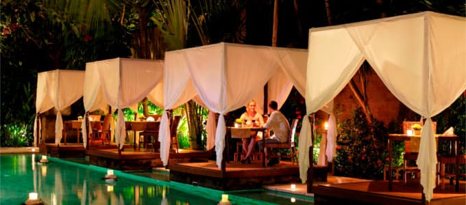 The Elysian’s poolside Seminyak restaurant