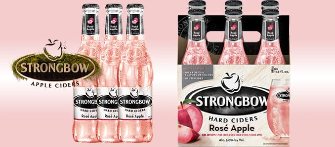 Strongbow Refreshes the Category with NEW Rosé Apple Flavor
