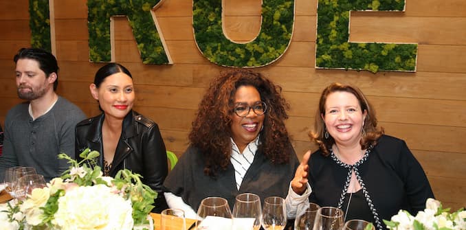 Oprah Surprises Guests at True Food Kitchen