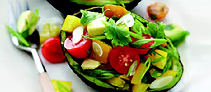 Red Pepper Avocado Salad