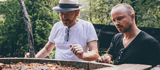 Bryan Cranston and Aaron Paul Announce MEZCAL Project