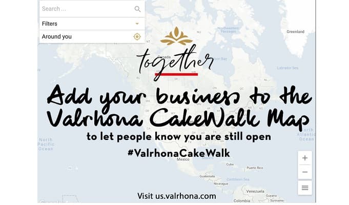 Valrhona Launches Interactive CakeWalk Map to Help Revitalize the Food Industry
