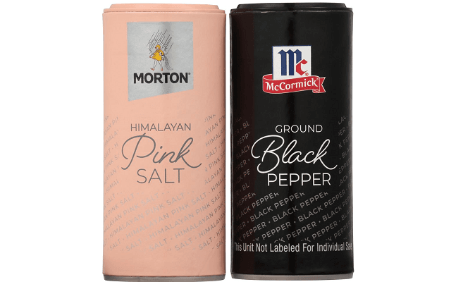 Morton Salt & McCormick Debut New All-Natural Himalayan Pink Salt & Ground Black Pepper Shakers