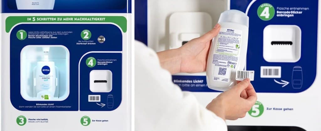 Nivea Is Testing In-Store Dispensers to Refill Soap Bottles and Reduce Plastic Waste