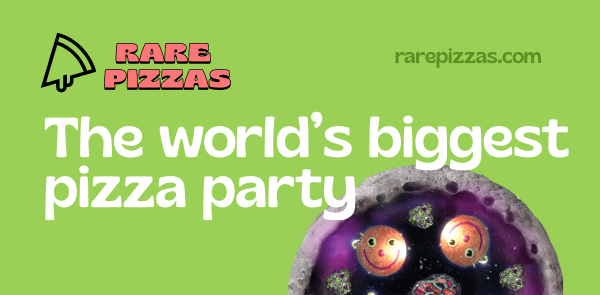 Rarepizzas.com plans to serve over 1,000,000 pizza slices in what will be the world’s biggest pizza party ever, and we’re all invited!