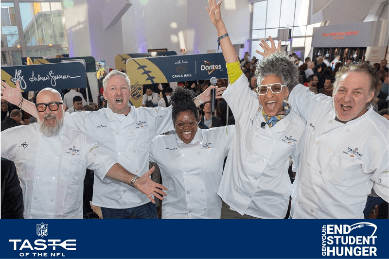 TASTE OF THE NFL RAISES $2.0 MILLIOM FOR STUDENT NUTRITION SECURITY