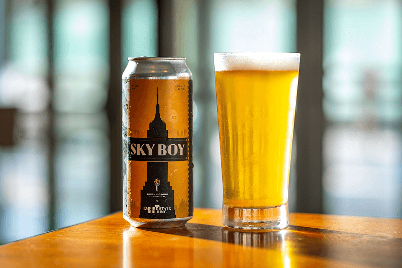 EMPIRE STATE BUILDING’S STATE GRILL TEAMS UP WITH TORCH & CROWN BREWING COMPANY TO LAUNCH COLLABORATION PILSNER: SKY BOY