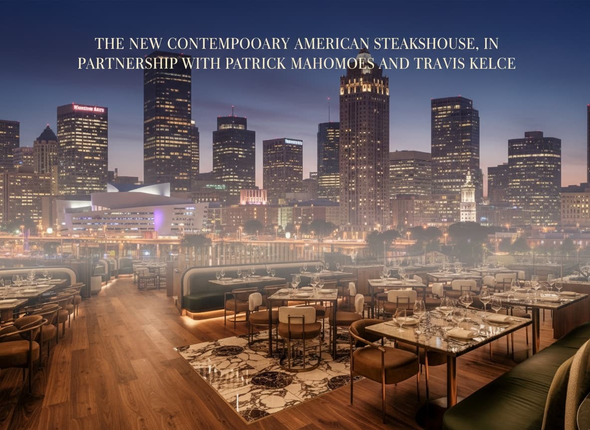 The New Contemporary American Steakhouse, in Partnership with Patrick Mahomes and Travis Kelce