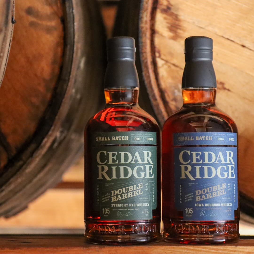 Cedar Ridge Distillery Releases Annual Double Barrel Bourbon and Limited Edition Double Barrel Rye