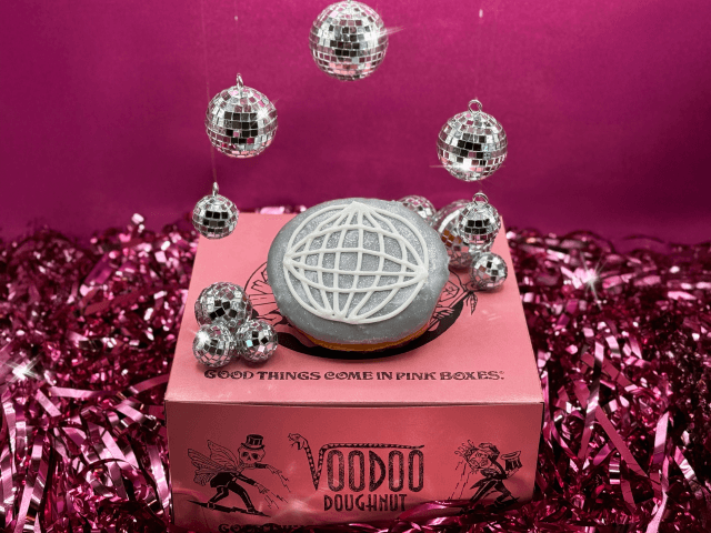 Ring in the New Year with Voodoo Doughnut's Disco Ball Doughnut