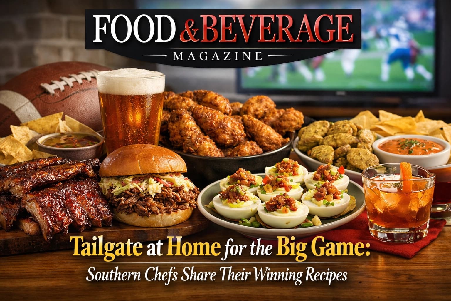 Tailgate at Home for the Big Game: Southern Chefs Share Their Winning Recipes