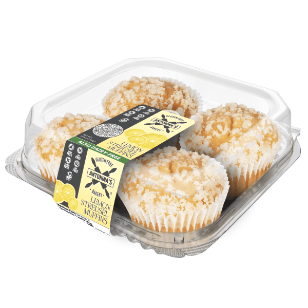 Lemon Streusel Muffins ~ A NEW Bright, Sweet Treat from Antonina’s Gluten-Free Bakery ~