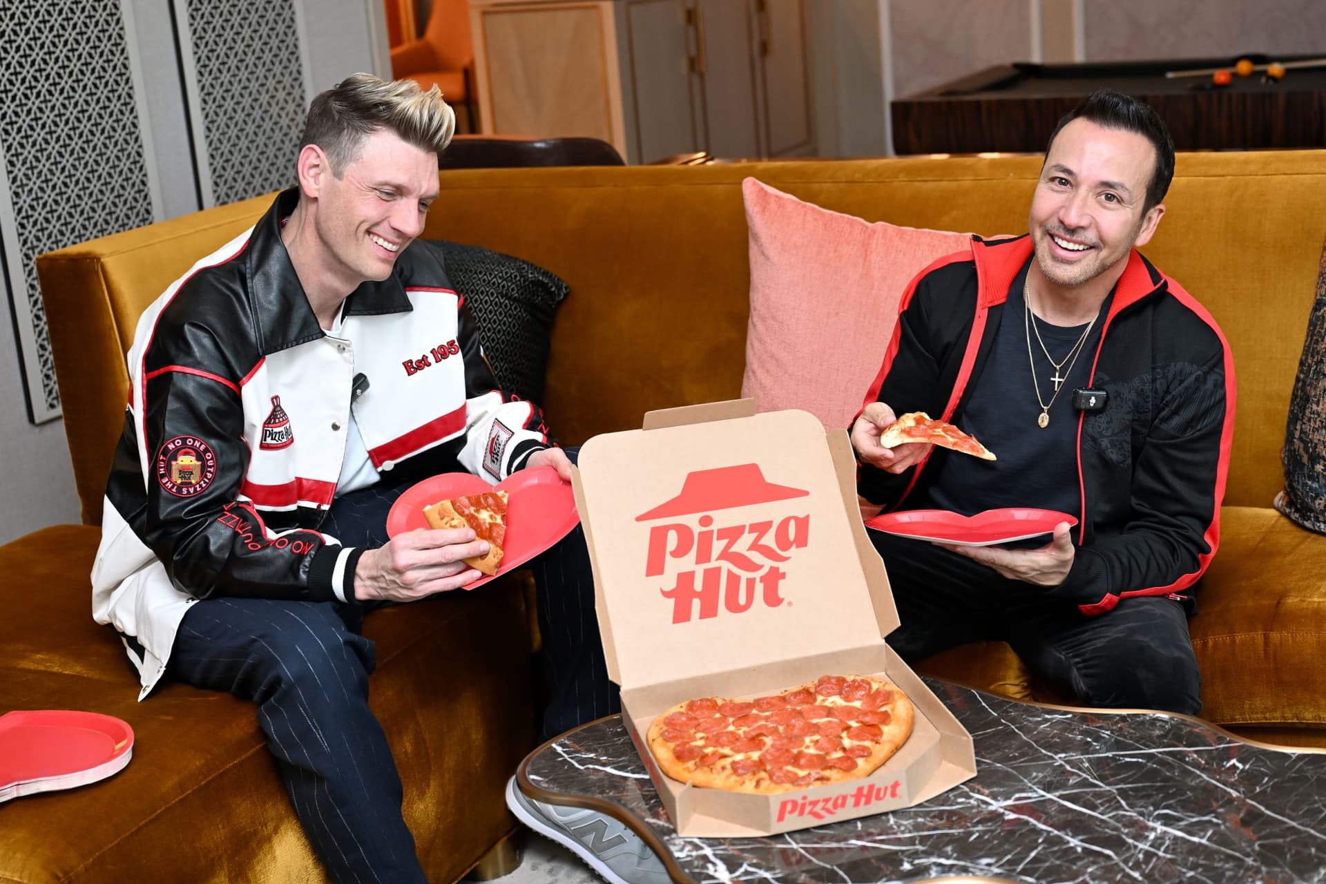 The Shape of My Heart-Shaped Pizza: Pizza Hut Teams Up with the Backstreet Boys for Valentine's Day