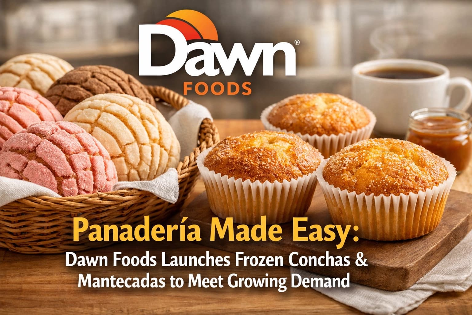 Panadería Made Easy: Dawn Foods Launches Frozen Conchas and Mantecadas to Meet Growing Demand