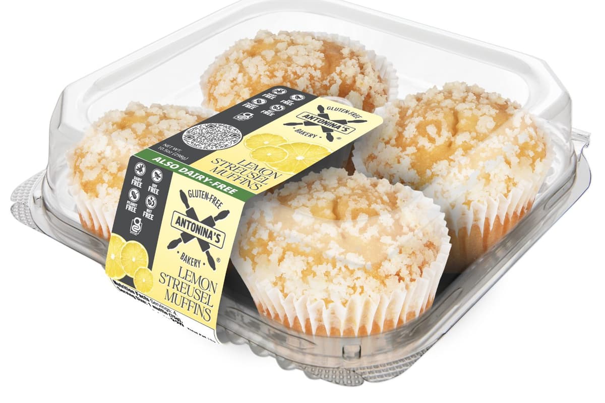Antonina's Gluten-Free Bakery Debuts Lemon Streusel Muffin