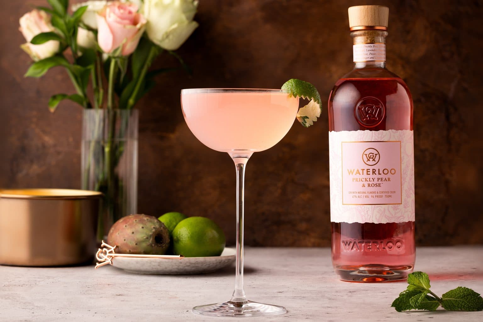 Waterloo Gin Releases Prickly Pear & Rose Gin, a New Texas-Born Pink Expression